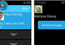 BBM App is now on Apple Watch